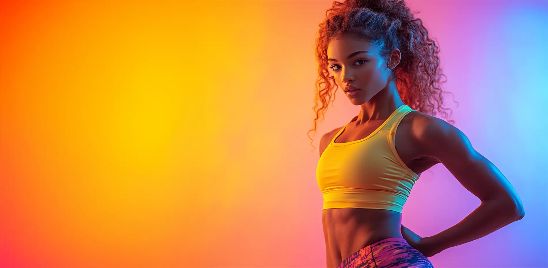 Dynamic and colorful fitness journey with Gym Hero